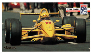 Teo Fabi with Car (Indy Racing Card) 1995 SkyBox Indy 500 # 42 Mint