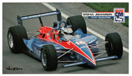 Stefan Johansson with Car (Indy Racing Card) 1995 SkyBox Indy 500 # 45 Mint