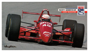 Scott Goodyear with Car (Indy Racing Card) 1995 SkyBox Indy 500 # 51 Mint