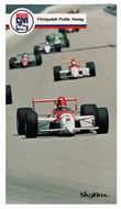 Emerson Fittipaldi Pulls Away (Indy Racing Card) 1995 SkyBox Indy 500 # 66 Mint