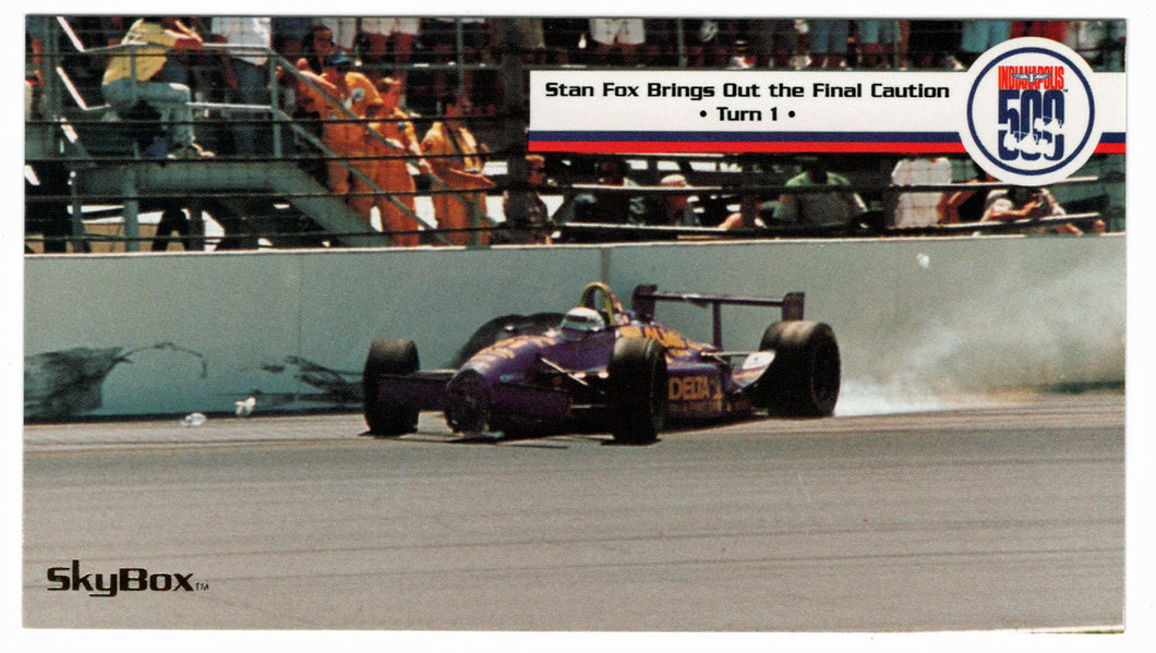 Stan Fox with Car (Indy Racing Card) 1995 SkyBox Indy 500 # 68 Mint