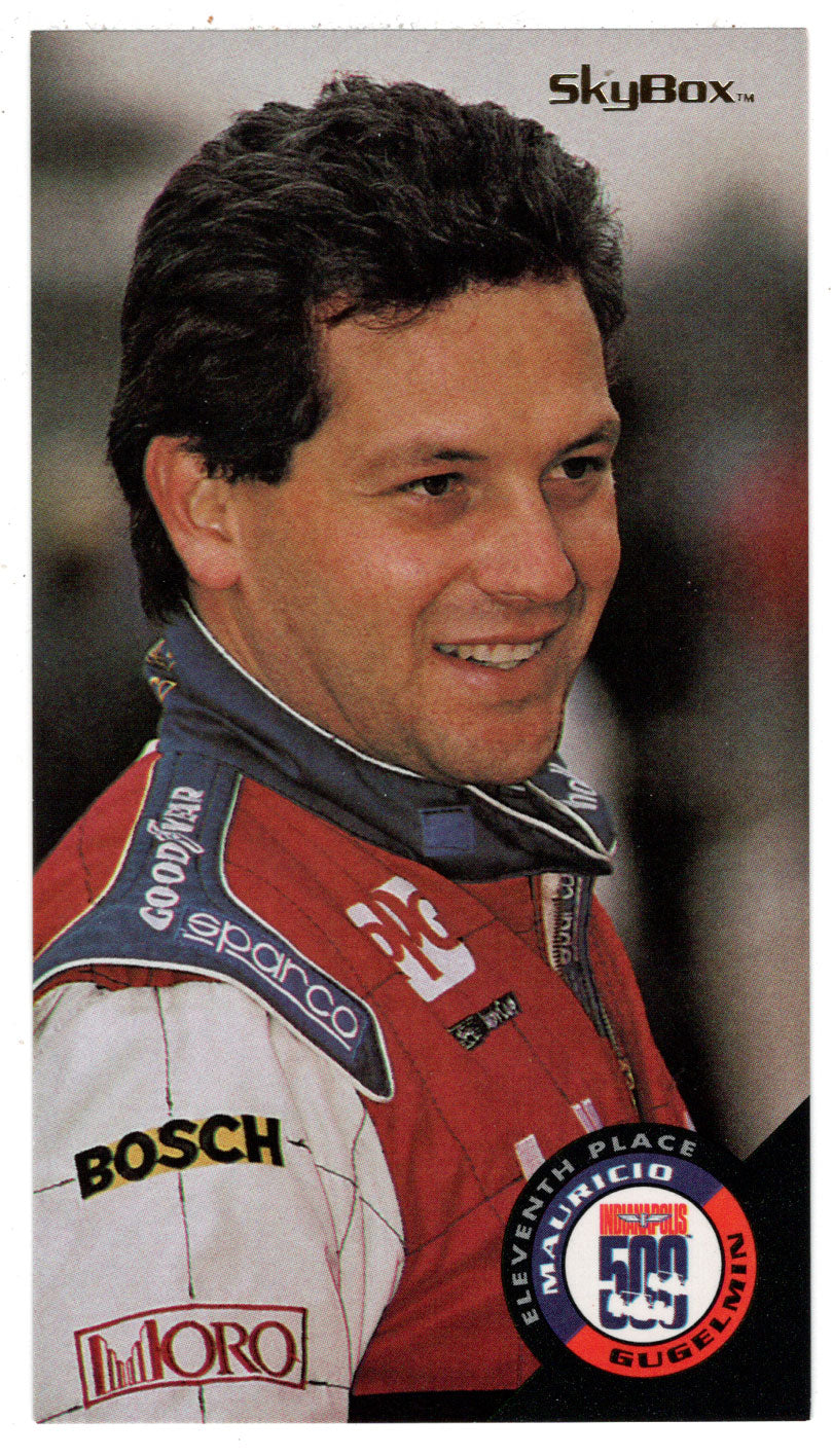 Mauricio Gugelmin - Race Facts (Indy Racing Card) 1995 SkyBox Indy 500 # 83 Mint