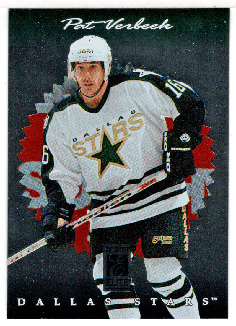 Pat Verbeek - Dallas Stars (NHL Hockey Card) 1996-97 Donruss Elite # 42 Mint