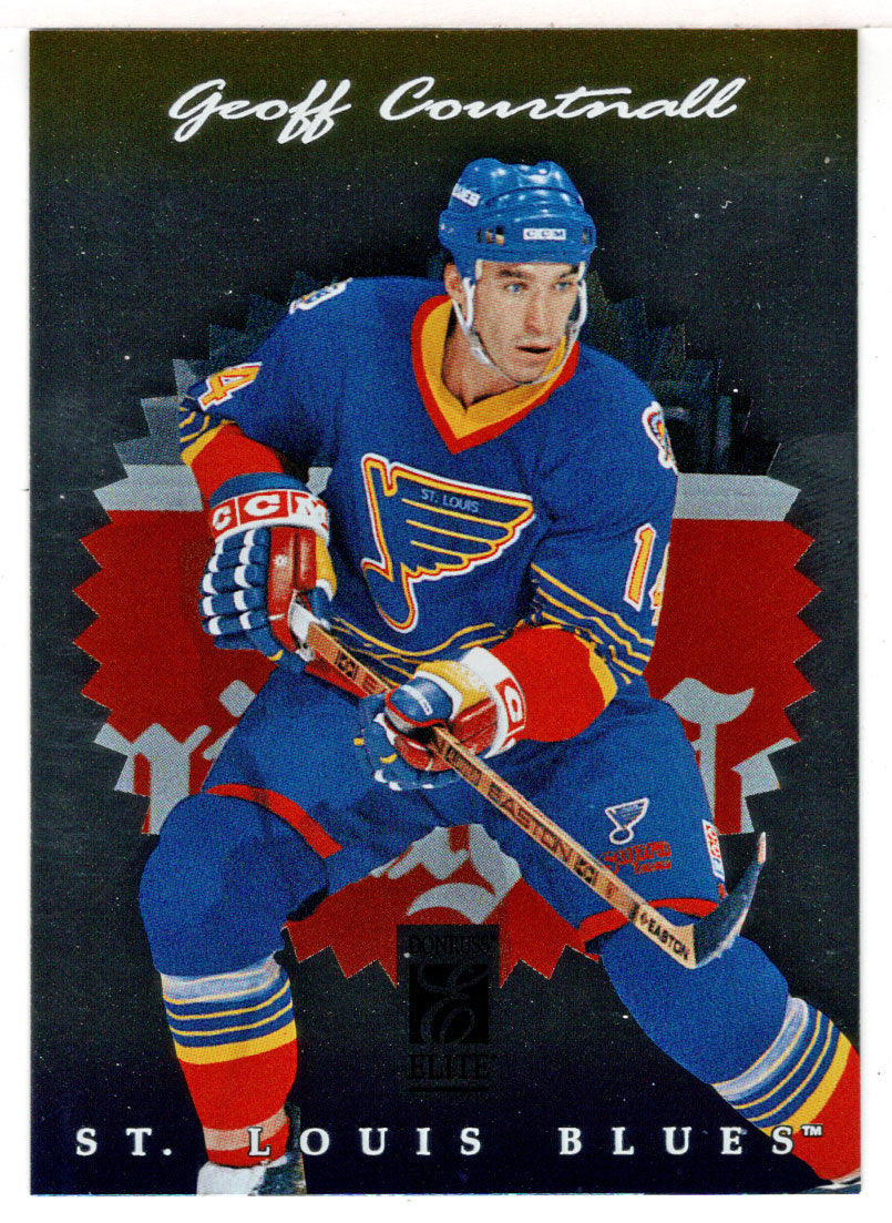 Geoff Courtnall - St. Louis Blues (NHL Hockey Card) 1996-97 Donruss Elite # 43 Mint