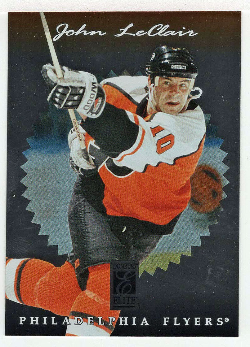 John LeClair - Philadelphia Flyers (NHL Hockey Card) 1996-97 Donruss Elite # 57 Mint