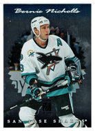 Bernie Nicholls - San Jose Sharks (NHL Hockey Card) 1996-97 Donruss Elite # 75 Mint