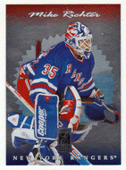 Mike Richter - New York Rangers (NHL Hockey Card) 1996-97 Donruss Elite # 96 Mint