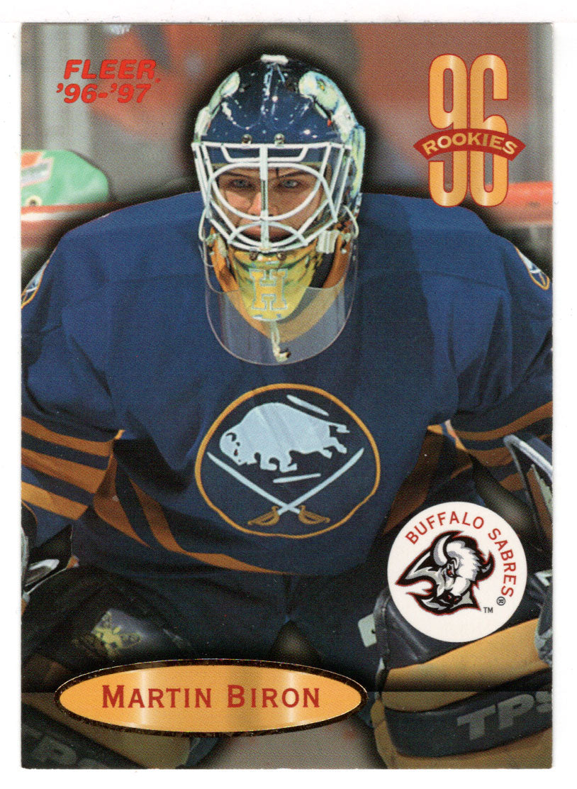 Martin Biron autographed Hockey Card (Buffalo Sabres, SC) 2002