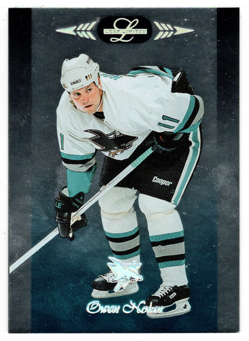 Owen Nolan - San Jose Sharks (NHL Hockey Card) 1996-97 Leaf Limited # 20 Mint