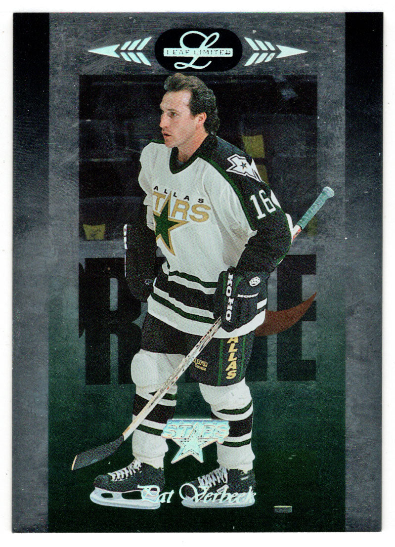Pat Verbeek - Dallas Stars (NHL Hockey Card) 1996-97 Leaf Limited # 33 Mint