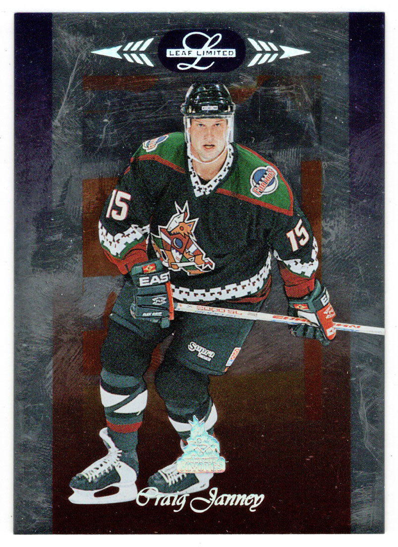 Craig Janney - Phoenix Coyotes (NHL Hockey Card) 1996-97 Leaf Limited # 51 Mint