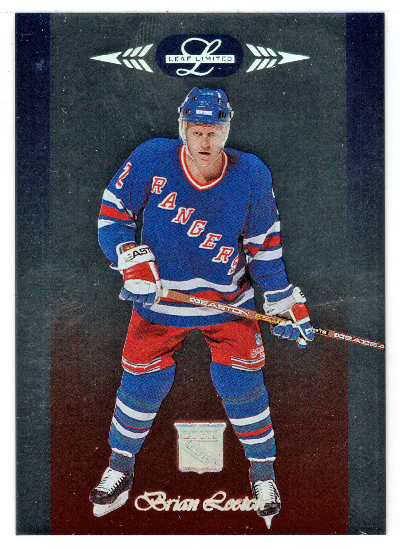 Brian Leetch - New York Rangers (NHL Hockey Card) 1996-97 Leaf Limited # 82 Mint