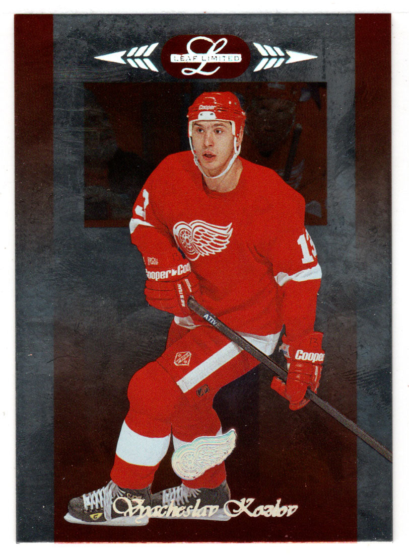 Vyacheslav Kozlov - Detroit Red Wings (NHL Hockey Card) 1996-97 Leaf Limited # 88 Mint