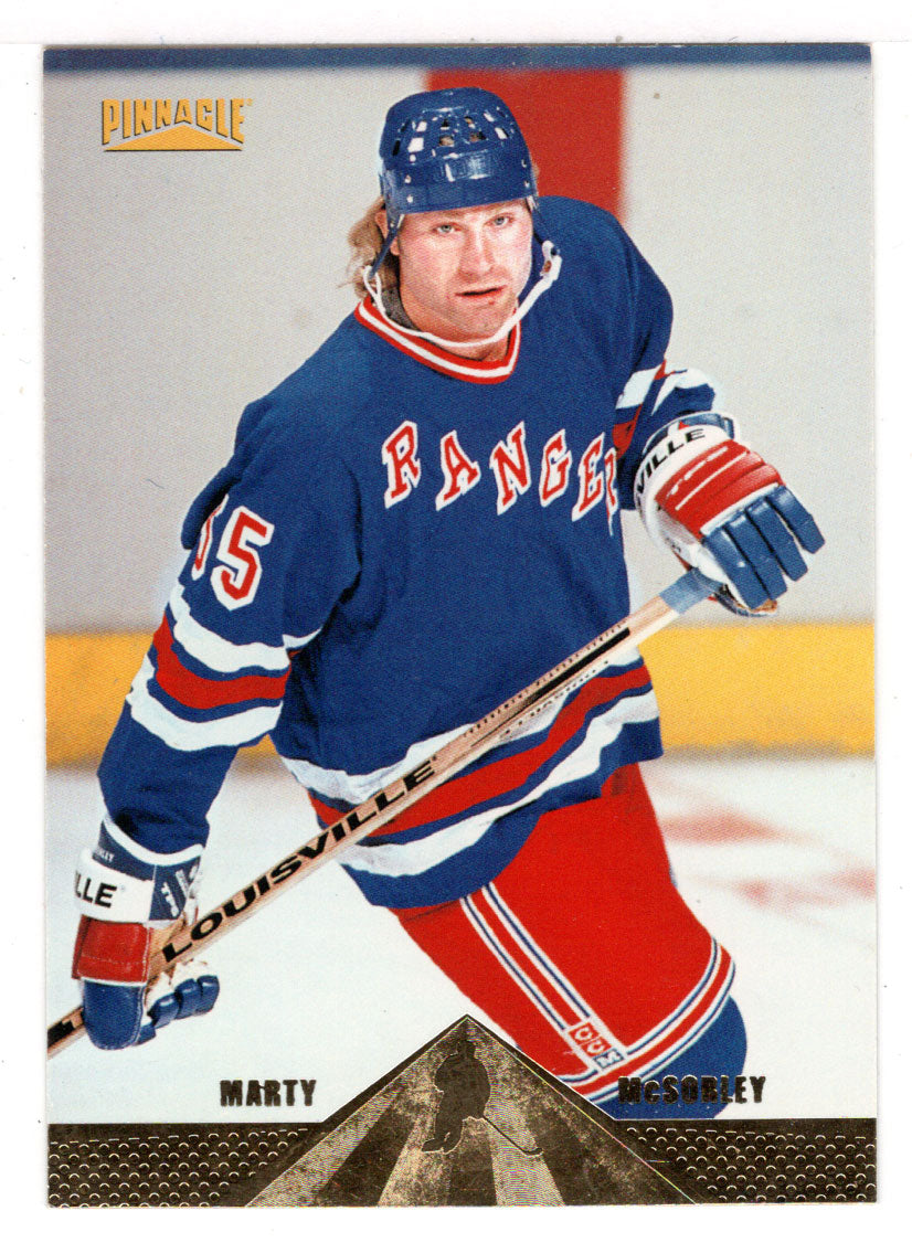 Marty McSorley - New York Rangers (NHL Hockey Card) 1996-97 Pinnacle # 67 Mint