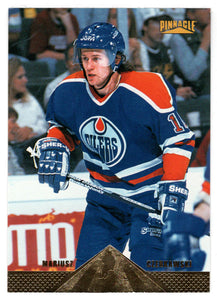 Mariusz Czerkawski - Edmonton Oilers (NHL Hockey Card) 1996-97 Pinnacle # 167 Mint