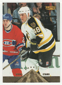 Steve Staios RC - Boston Bruins (NHL Hockey Card) 1996-97 Pinnacle # 231 Mint