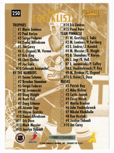 Teemu Selanne - Anaheim Ducks - Checklist # 2 (NHL Hockey Card) 1996-97 Pinnacle # 250 Mint