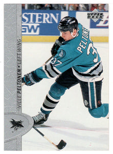 Ville Peltonen - San Jose Sharks (NHL Hockey Card) 1996-97 Upper Deck # 335 Mint