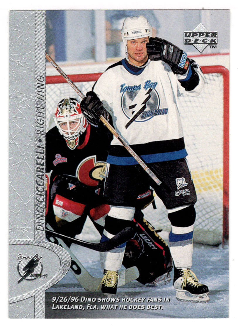 Dino Ciccarelli - Tampa Bay Lightning (NHL Hockey Card) 1996-97 Upper Deck # 336 Mint