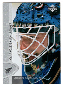 Olaf Kolzig - Washington Capitals (NHL Hockey Card) 1996-97 Upper Deck # 354 Mint