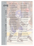 Checklist # 3 (# 211 - # 298) (NHL Hockey Card) 1996-97 Upper Deck # 389 Mint