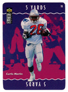 Curtis Martin - New England Patriots - You Make The Play (NFL Football Card) 1996 Upper Deck Collector's Choice # Y 8 Mint