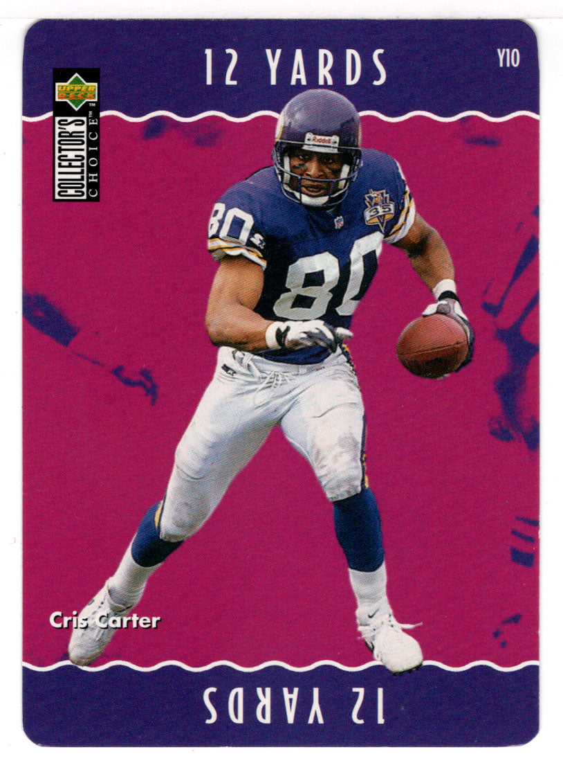 Cris Carter - Minnesota Vikings - You Make The Play (NFL Football Card) 1996 Upper Deck Collector's Choice # Y 10 Mint