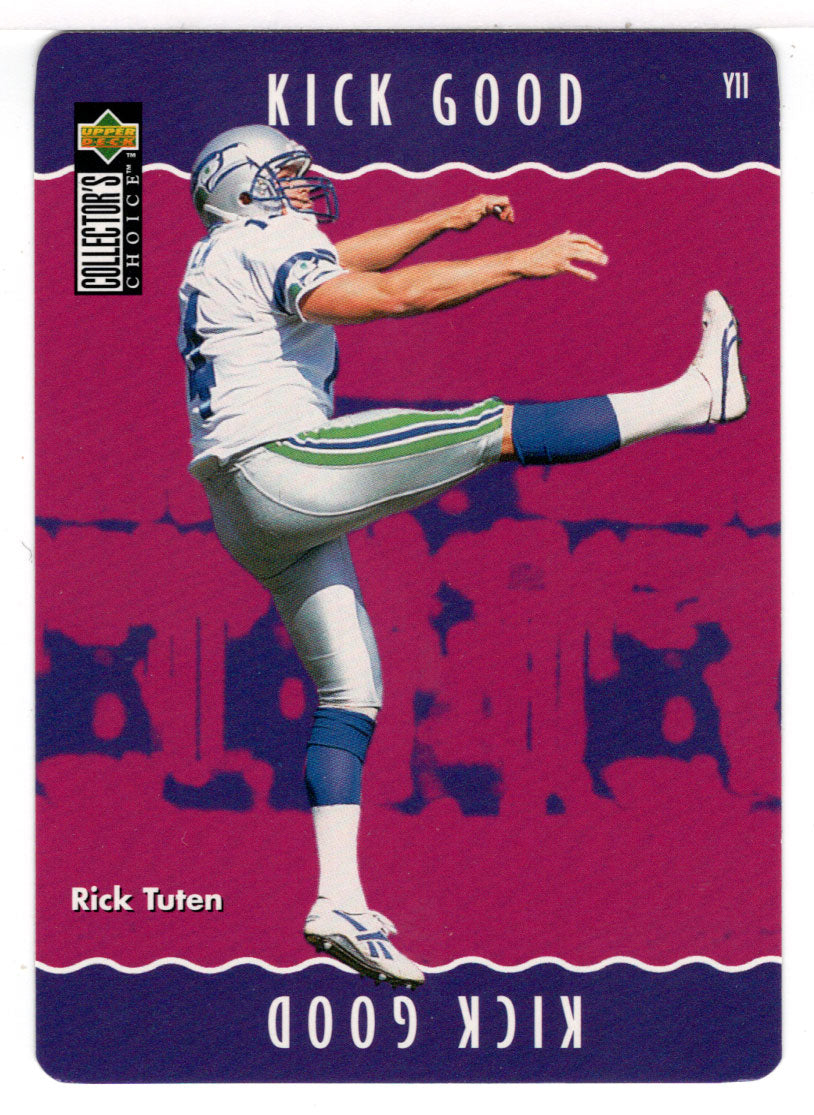 Rick Tuten - Seattle Seahawks - You Make The Play (NFL Football Card) 1996 Upper Deck Collector's Choice # Y 11 Mint