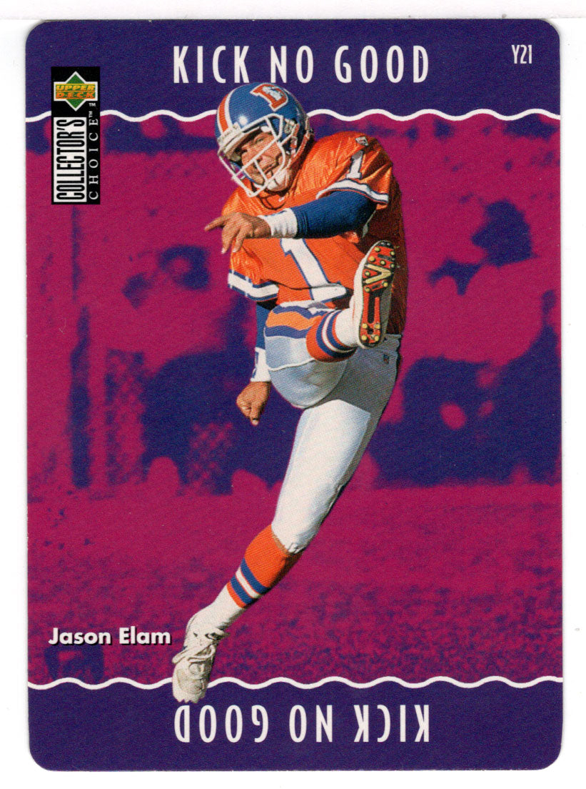 Jason Elam - Denver Broncos - You Make The Play (NFL Football Card) 1996 Upper Deck Collector's Choice # Y 21 Mint
