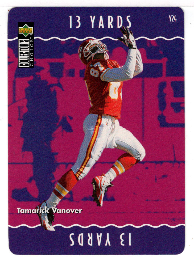 Tamarick Vanover - Kansas City Chiefs - You Make The Play (NFL Football Card) 1996 Upper Deck Collector's Choice # Y 24 Mint