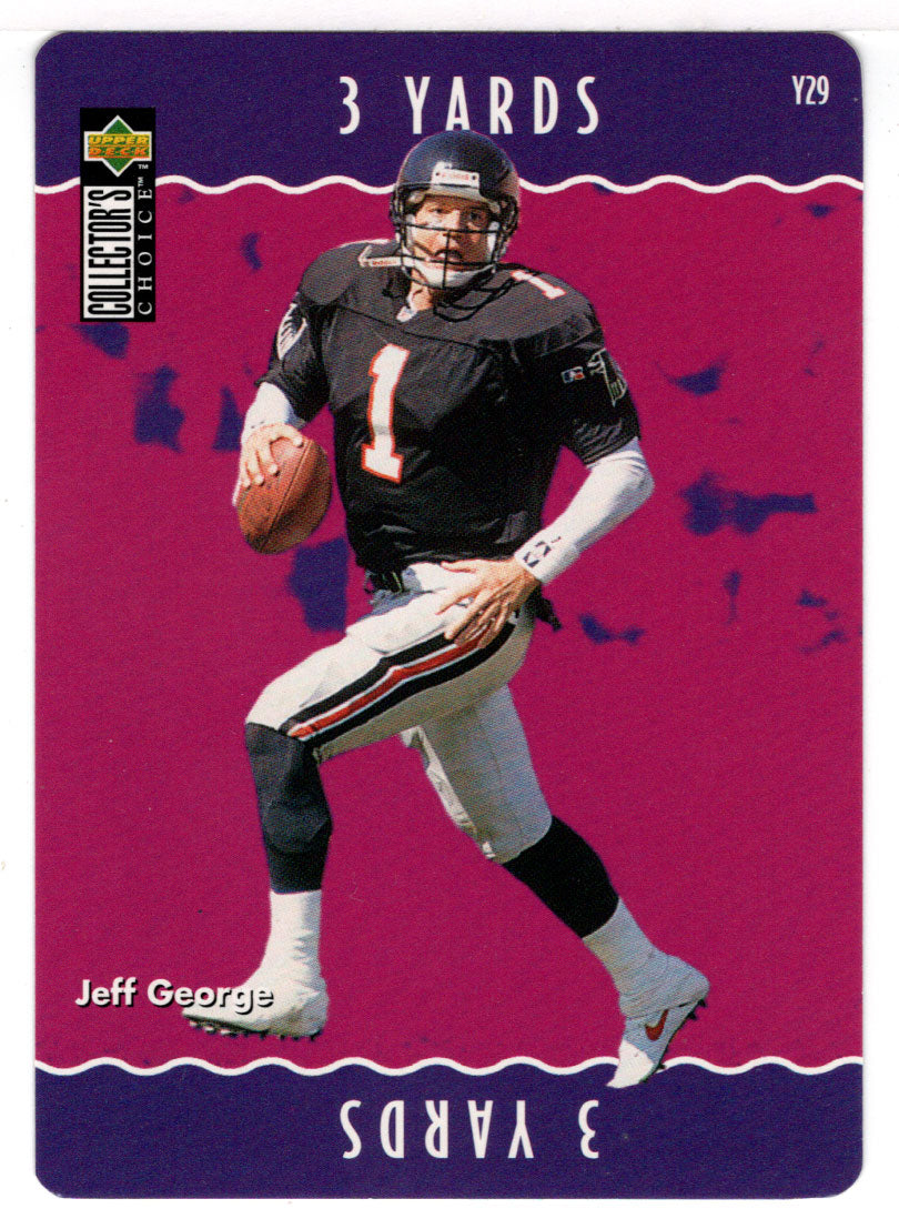 Jeff George - Atlanta Falcons - You Make The Play (NFL Football Card) 1996 Upper Deck Collector's Choice # Y 29 Mint