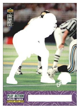 Kevin Hardy - Jacksonville Jaguars - Stick-Ums Mystery (NFL Football Card) 1996 Upper Deck Collector's Choice # SMB 24 Mint