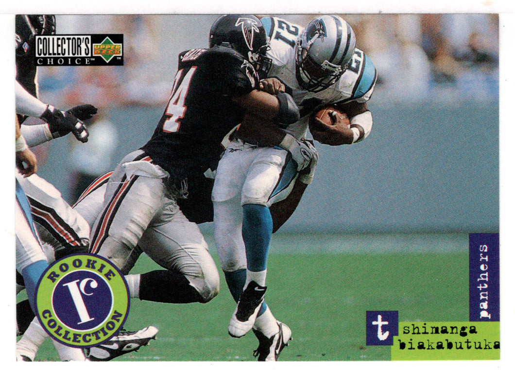 Tshimanga Biakabutuka - Carolina Panthers (NFL Football Card) 1996 Upper Deck Collector's Choice Update # U 5 Mint