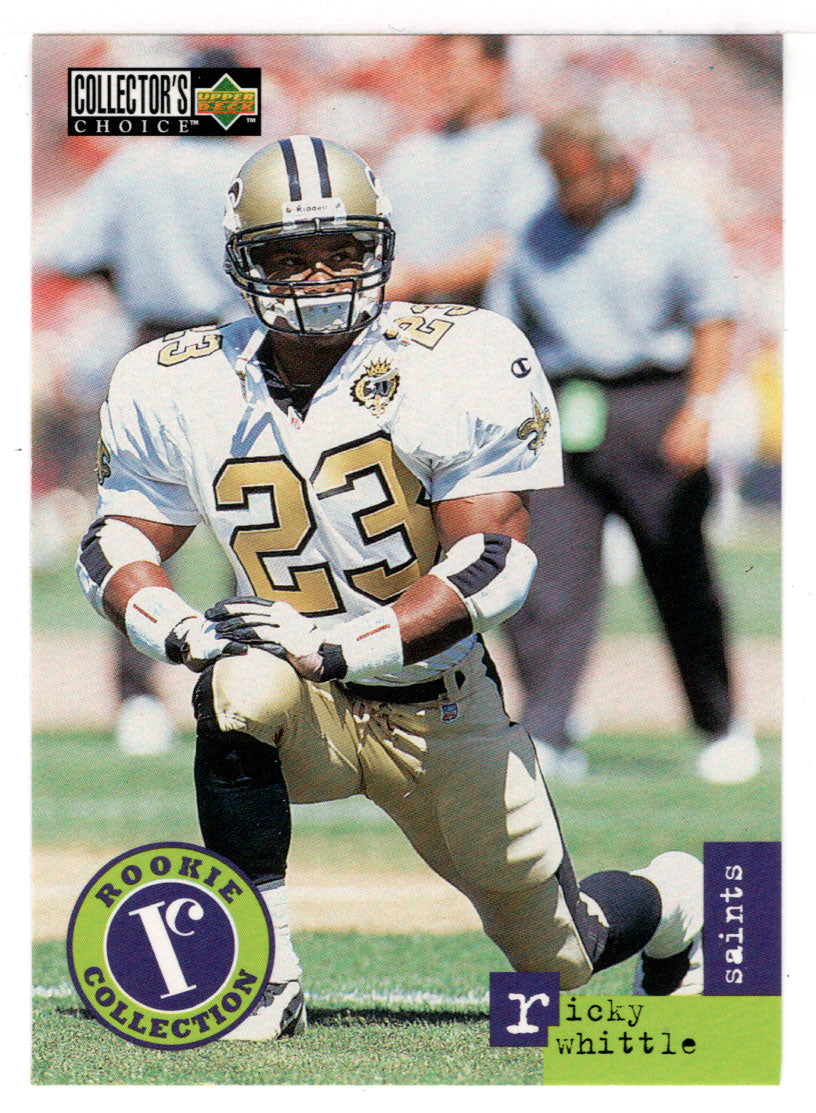 Ricky Whittle RC - New Orleans Saints (NFL Football Card) 1996 Upper Deck Collector's Choice Update # U 8 Mint