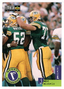 John Michels RC - Green Bay Packers (NFL Football Card) 1996 Upper Deck Collector's Choice Update # U 11 Mint