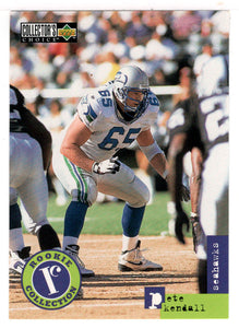 Pete Kendall - Seattle Seahawks (NFL Football Card) 1996 Upper Deck Collector's Choice Update # U 28 Mint