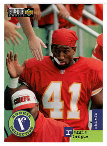 Reggie Tongue RC - Kansas City Chiefs (NFL Football Card) 1996 Upper Deck Collector's Choice Update # U 40 Mint