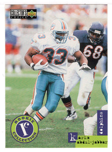 Karim Abdul-Jabbar - Miami Dolphins (NFL Football Card) 1996 Upper Deck Collector's Choice Update # U 48 Mint