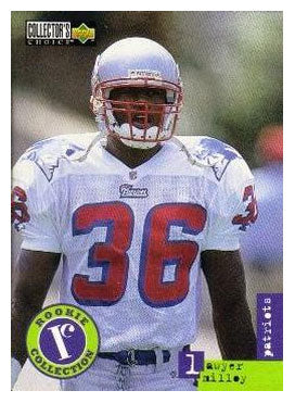 Lawyer Milloy - New England Patriots (NFL Football Card) 1996 Upper Deck Collector's Choice Update # U 50 Mint