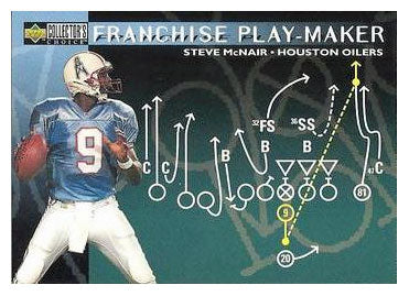 Steve McNair - Houston Oilers - Franchise Play-Maker (NFL Football Card) 1996 Upper Deck Collector's Choice Update # U 74 Mint