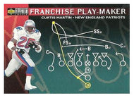 Curtis Martin - New England Patriots - Franchise Play-Maker (NFL Football Card) 1996 Upper Deck Collector's Choice Update # U 80 Mint