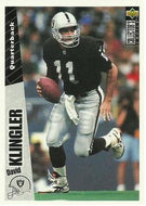 David Klingler - Oakland Raiders (NFL Football Card) 1996 Upper Deck Collector's Choice Update # U 94 Mint