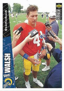Steve Walsh - St. Louis Rams (NFL Football Card) 1996 Upper Deck Collector's Choice Update # U 106 Mint