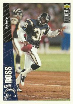 Kevin Ross - San Diego Chargers (NFL Football Card) 1996 Upper Deck Collector's Choice Update # U 108 Mint