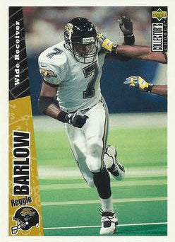 Reggie Barlow RC - Jacksonville Jaguars (NFL Football Card) 1996 Upper Deck Collector's Choice Update # U 115 Mint