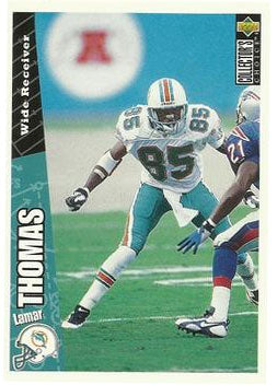 Lamar Thomas - Miami Dolphins (NFL Football Card) 1996 Upper Deck Collector's Choice Update # U 123 Mint