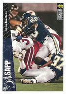 Patrick Sapp - San Diego Chargers (NFL Football Card) 1996 Upper Deck Collector's Choice Update # U 131 Mint