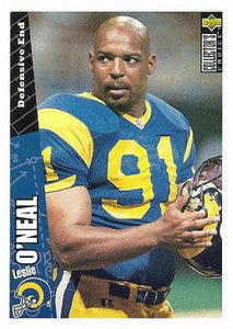 Leslie O'Neal - St. Louis Rams (NFL Football Card) 1996 Upper Deck Collector's Choice Update # U 134 Mint