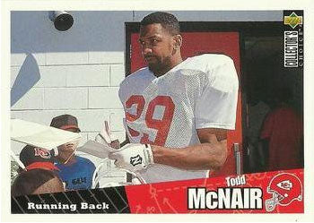 Todd McNair - Kansas City Chiefs (NFL Football Card) 1996 Upper Deck Collector's Choice Update # U 139 Mint