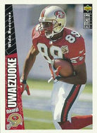Iheanyi Uwaezuoke RC - San Francisco 49ers (NFL Football Card) 1996 Upper Deck Collector's Choice Update # U 153 Mint